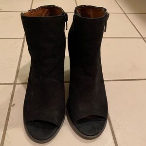 Lucky Brand Ankle Open Toe Boots